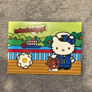 Hello Kitty Mississippi Collectable Card